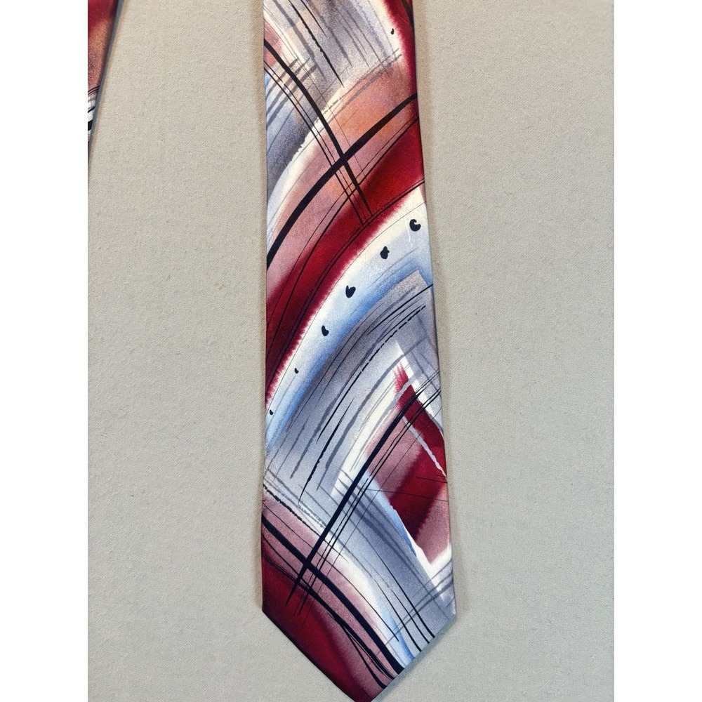 J Garcia Collection 53 Silk Tie Abstract Troll Series Men's Limited Edition